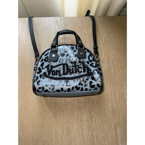 Von Dutch, User: Mtinsta101@gmail.com Handbags - Von Dutch, User: Mtinsta101@gmail.com Von Dutch Blue Leopard Print Handbag
